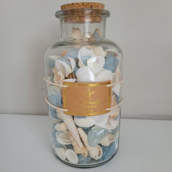 GC Naturals Fragrance Seashell Jar Ocean Mist Scented Beautiful Ocean Décor - Picture 2 of 7